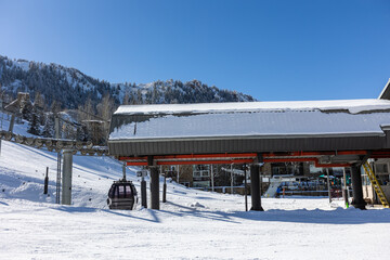 Aspen Mountain Gondola, Winter Snow © Dylan