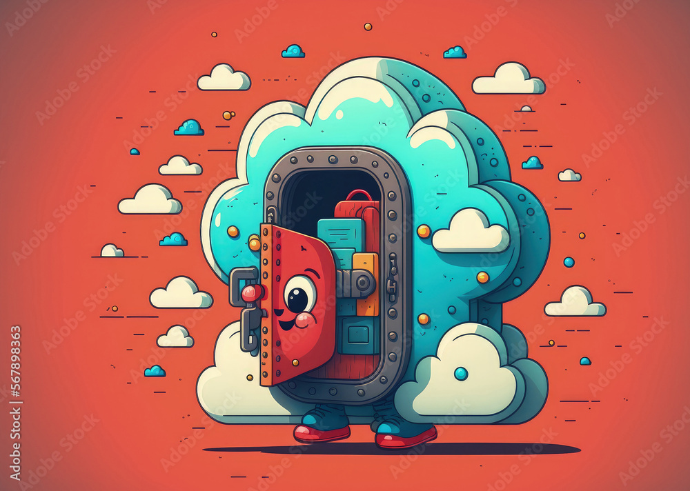 Poster safety lock using the cloud to store backup data is a crucial safeguard for privacy databases. preve