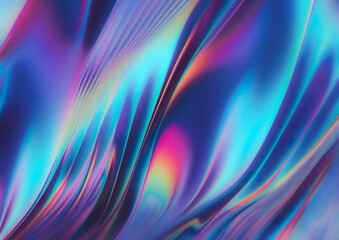 Fototapeta premium Abstract colorful background with waves. Generative AI