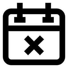 Delete Event line icon