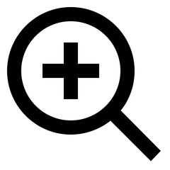 Zoom In line icon