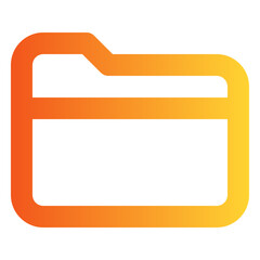 Folder gradient icon