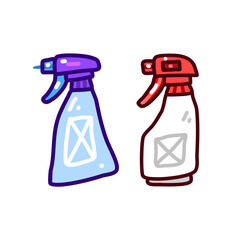 plant sprayer doodle