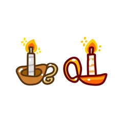 candle light doodle