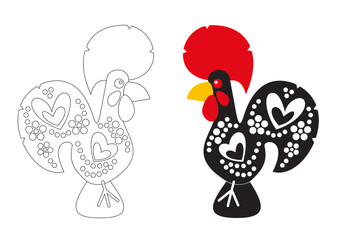 Typical Barcelos rooster, galo, Portugal © Barbo333