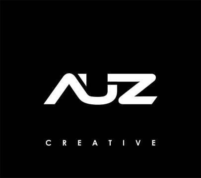 AUZ Letter Initial Logo Design Template Vector Illustration