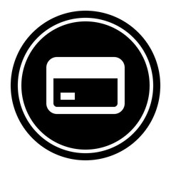 Credit Card Circular line icon