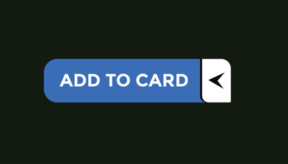 Fototapeta na wymiar Add to card button web banner templates. Vector Illustration 