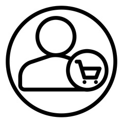 shopping line icon