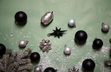 December. Happy Christmas photo. Decoration Christmas gift. Gifts. Happy. Holidays. Bow. 