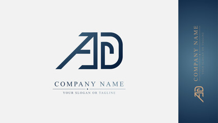 The Power of Typography: A Bold Initial Logo