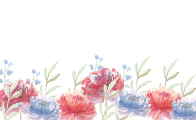 Fototapeta na wymiar spring flowers background