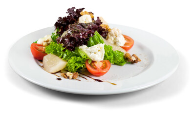 Salad with Cheese and Pears