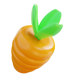 3D Illustration Carrot