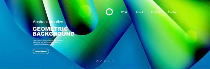 Bright glossy overlapping geometric shapes background. Vector Illustration For Wallpaper, Banner, Background, Card, Book Illustration, landing page