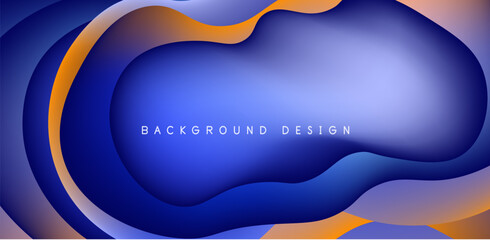 Fluid waves abstract background for covers, templates, flyers, placards, brochures, banners