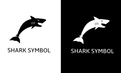 illustration vector graphic of template logo symbol shark