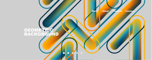 Abstract lines creative background. Vector Illustration For Wallpaper, Banner, Background, Card, Book Illustration, landing page