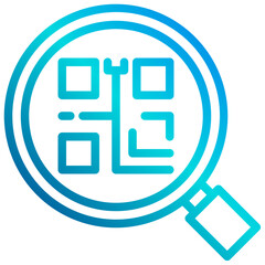 QR code_1 line icon