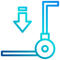 Trolley_2 line icon