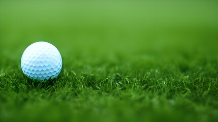 Obraz premium ゴルフボールのアップ 芝生 golf ball up lawn