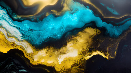 液体のような金色　暗い背景　流れるような　ペイント　壁紙　イメージ　ペンキ
Liquid-like gold, dark background, flowing paint, wallpaper, image, paint