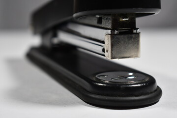 closeup on office stapler