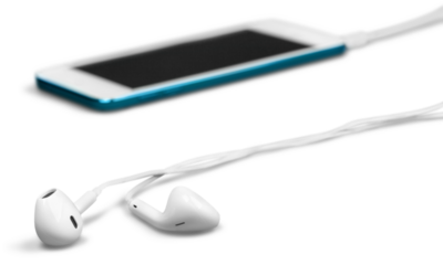 Smartphone with Earphones