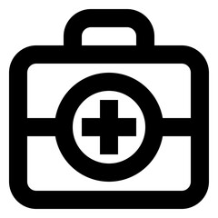 Briefcase line icon