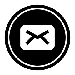 Email Circular line icon