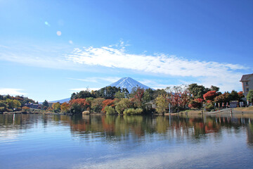 Fototapeta na wymiar 秋の富士山