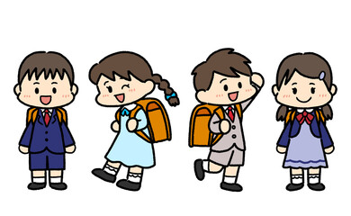 笑顔の新一年生