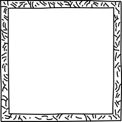 Obraz premium Hand drawn square frames