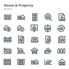 House & Property icon sets