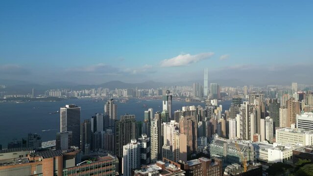 the kennedy Town, the cityscape of hong kong 2 Fev 2023
