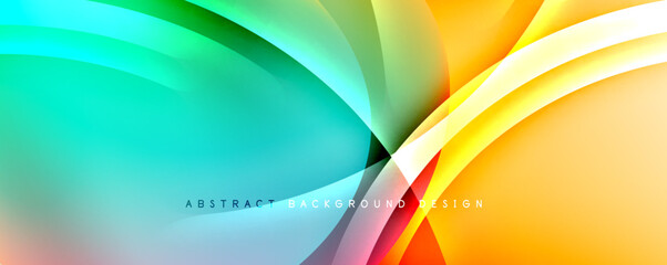 Trendy simple fluid color gradient abstract background with dynamic wave line effect. Vector Illustration For Wallpaper, Banner, Background, Card, Book Illustration, landing page