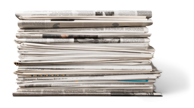 Stack of Newspapers
