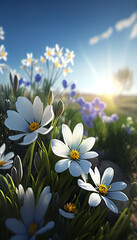 Daisies  on a Spring Day