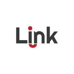 Obraz premium Modern Link logo connection icon