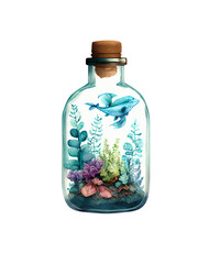 Valentine's Day Heart Bottle Clipart