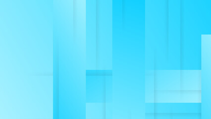 Abstract soft blue stripes with smooth gradient background.