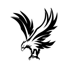 eagle tattoo vector