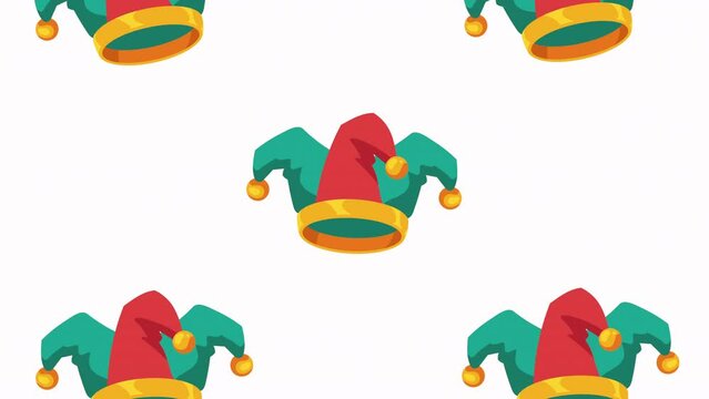 jester hats accessories pattern animation