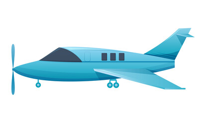 Airplane aircraft vehicle isolated illustration