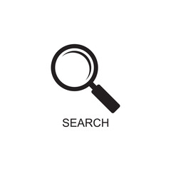 search icon , magnifier icon vector