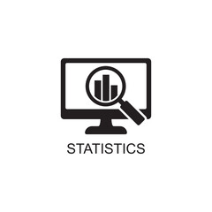 statistic icon , graph icon vector