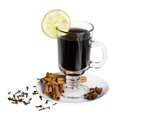 Mulled Wine - Isolated