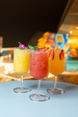 Chilcano de Pisco at a bar.