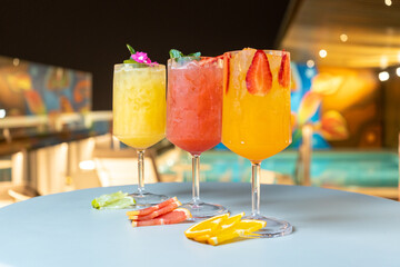 Chilcano de Pisco at a bar.