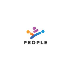 People Logo Template, logo, family vector design template